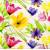 Serwetka decoupage firmy HOME FASHION kwiaty akwarela 25x25cm